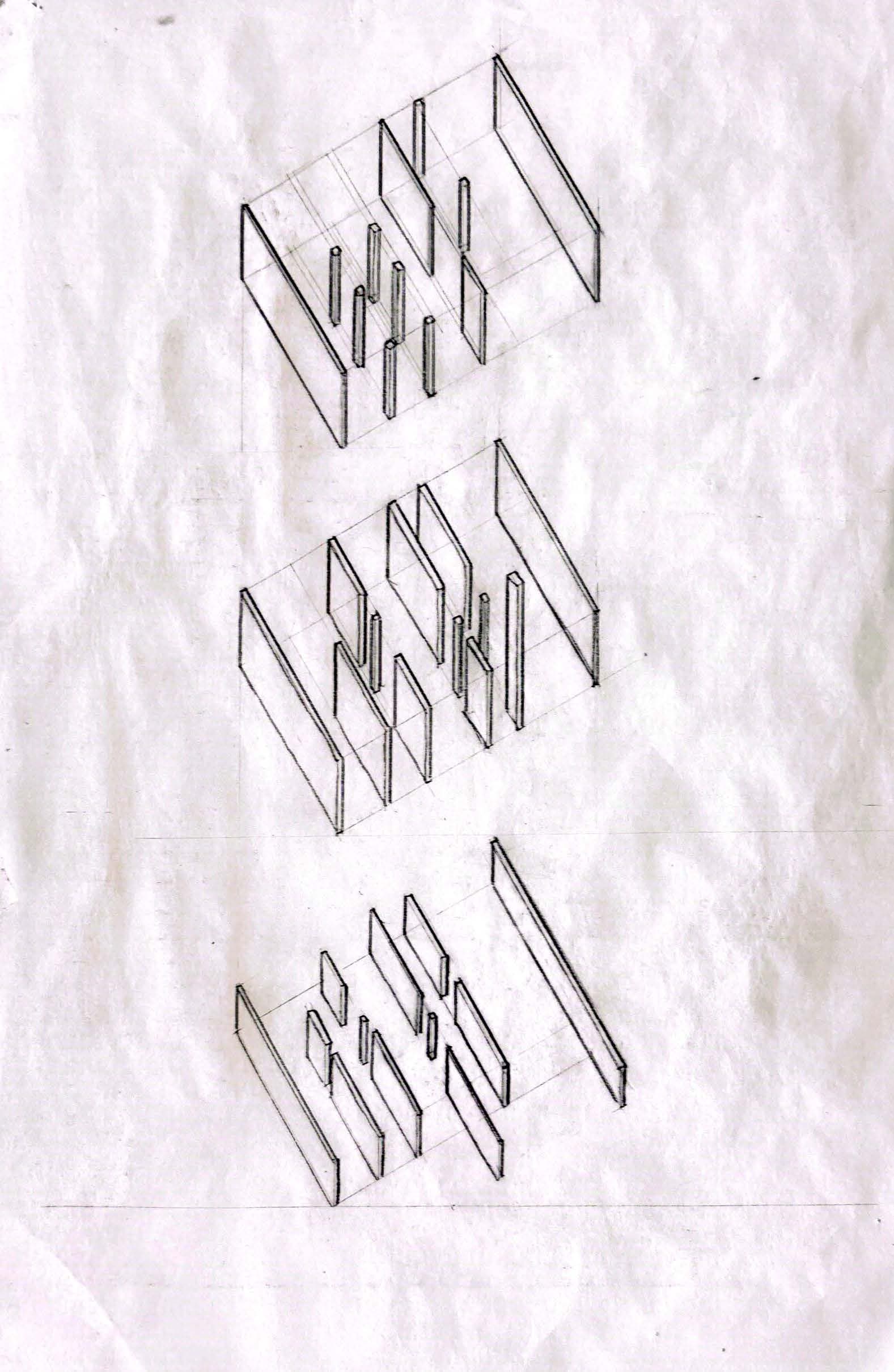 Exploded Structure Axon
