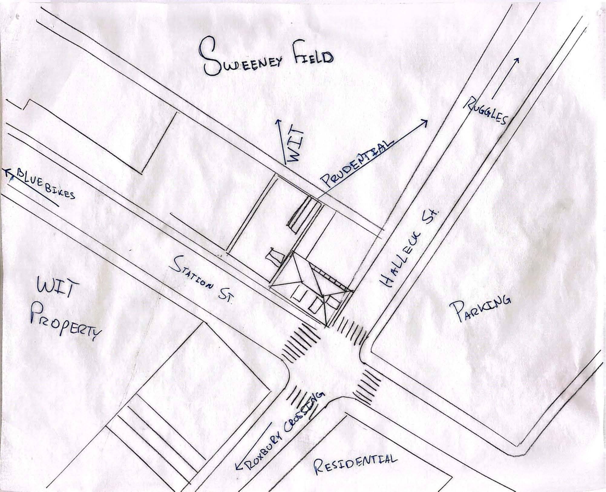 Site plan with context
