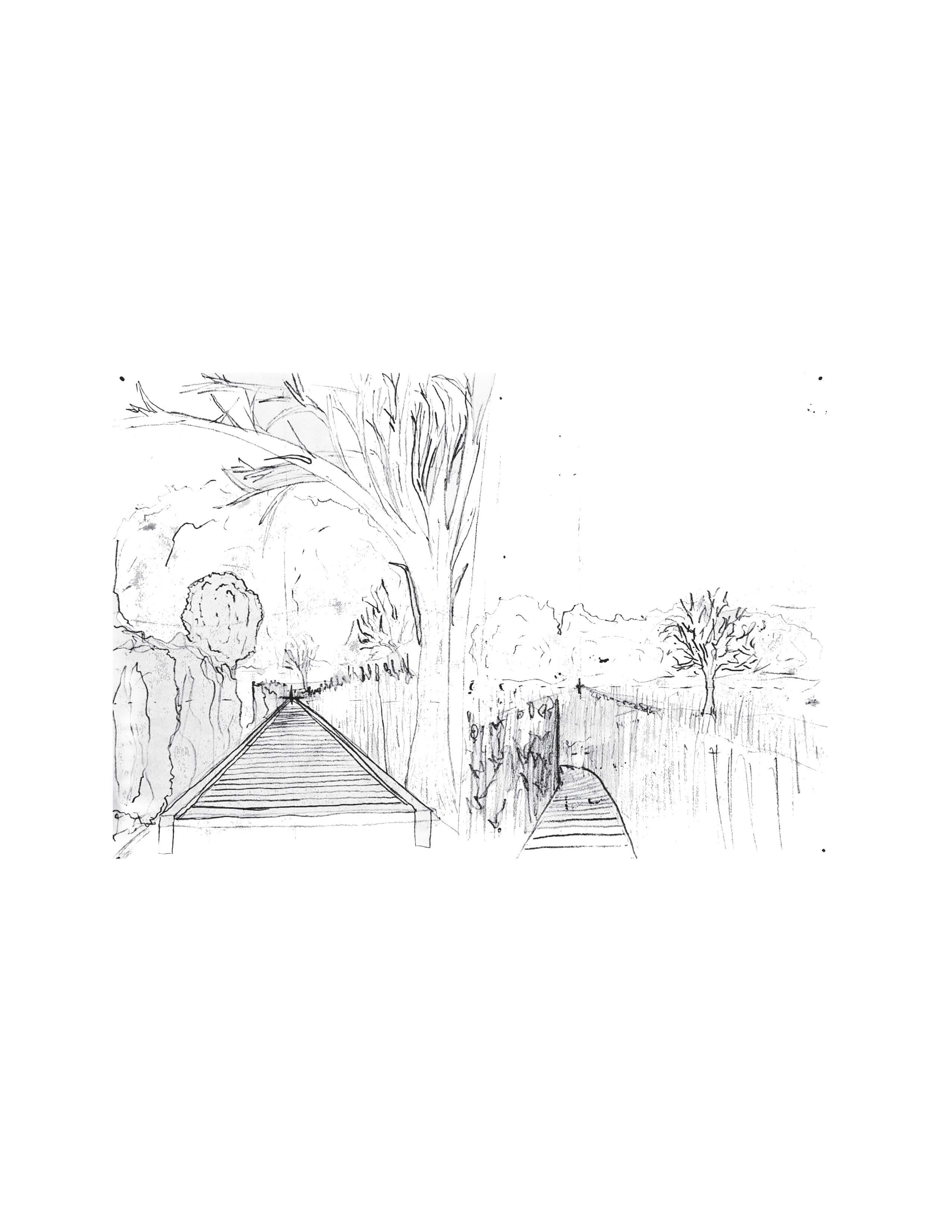 Site perspective sketches
